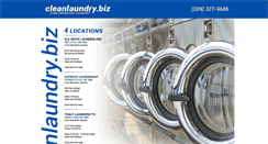 Desktop Screenshot of cleanlaundry.biz