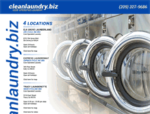 Tablet Screenshot of cleanlaundry.biz